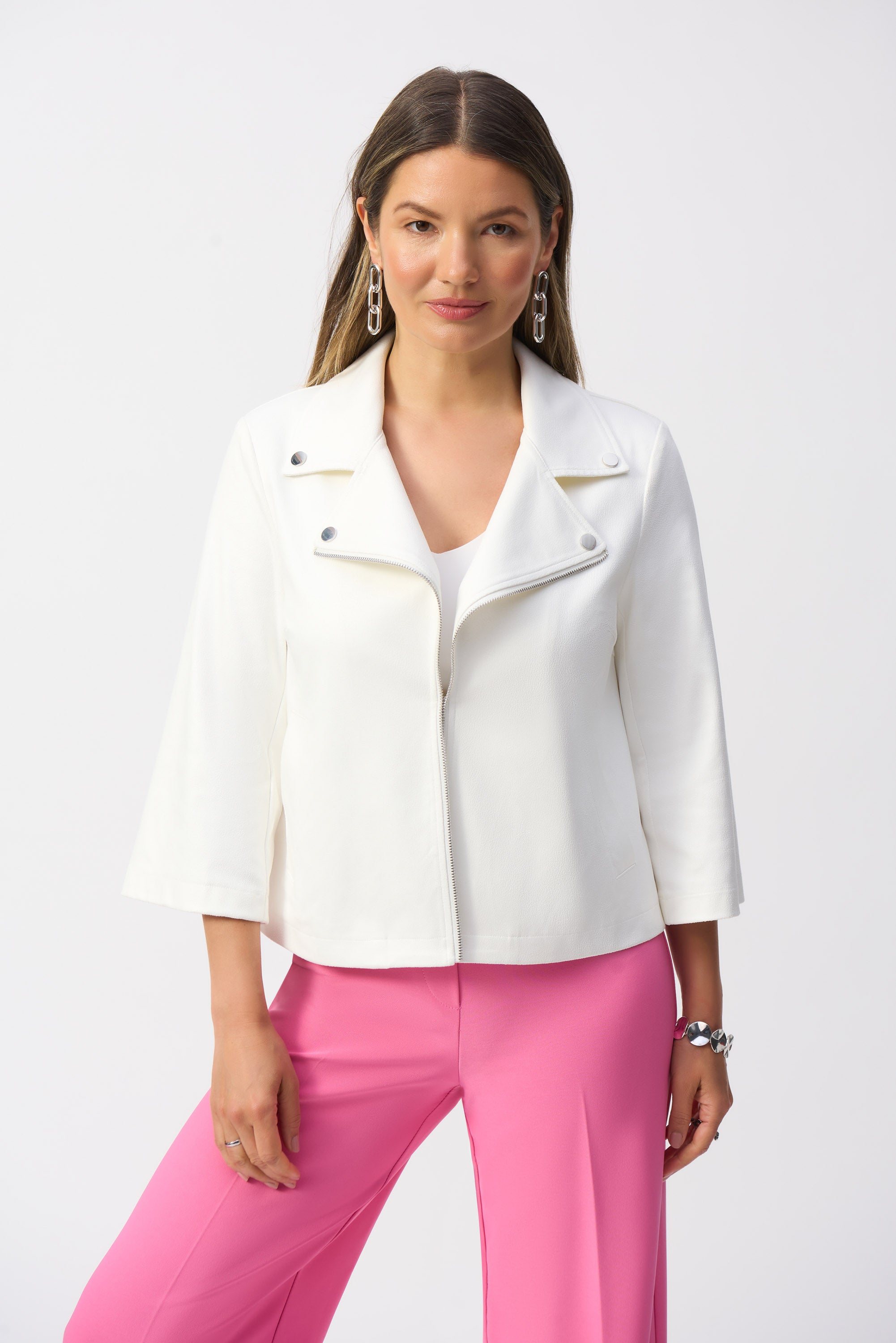 ジャケット・アウター lawgywaist bicolor twill tailored jacket Moxxi Boutique Ladies Wear in Georgetown