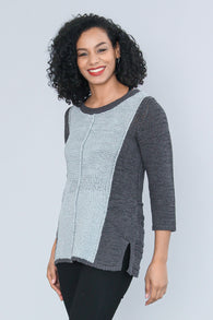 Slate Grey Knit Sweater