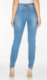 Chambray Olivia Slim Leg Coolmax Jeans