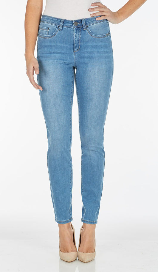 Chambray Olivia Slim Leg Coolmax Jeans